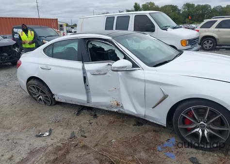 2019 Genesis G70 3.3T Advanced из США, поврежденный, VIN KMTG74LE3KU017493